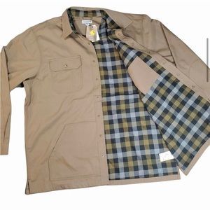 Carhartt Men's flannel-lined shirt jac.